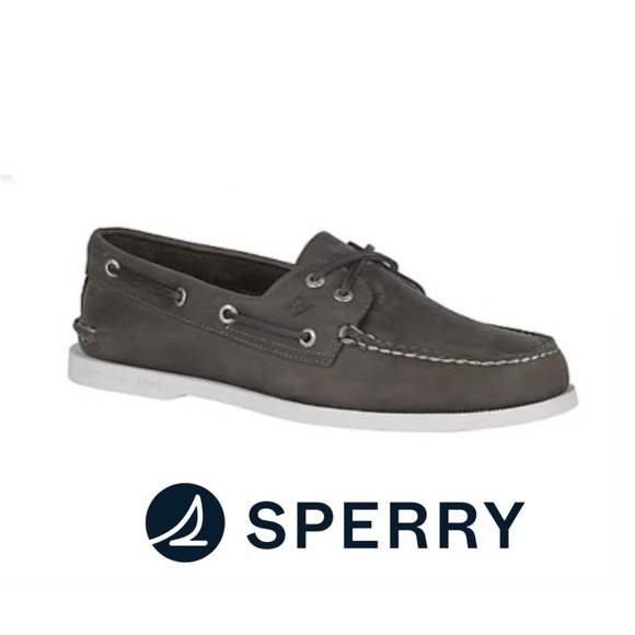 Sperry Other - Worn Once! Men’s Sperry Varsity Grey Boat Shoe - Men Size 10